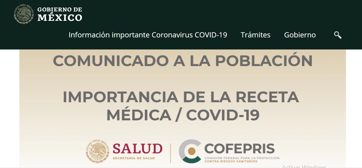 Medicamentos serán vendidos solo con receta por Covid-19
