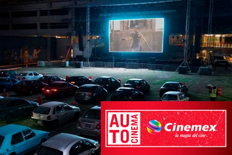 Conoce el nuevo autocinema Cinemex en Cdmx.