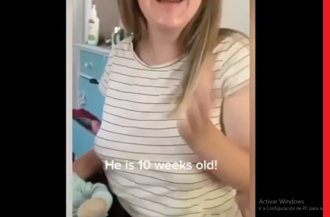 (Vídeo) Bebé de diez semanas le dice a su madre "te amo"
