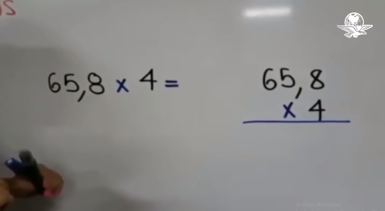 Clases por televisión de la SEP con errores matemáticos