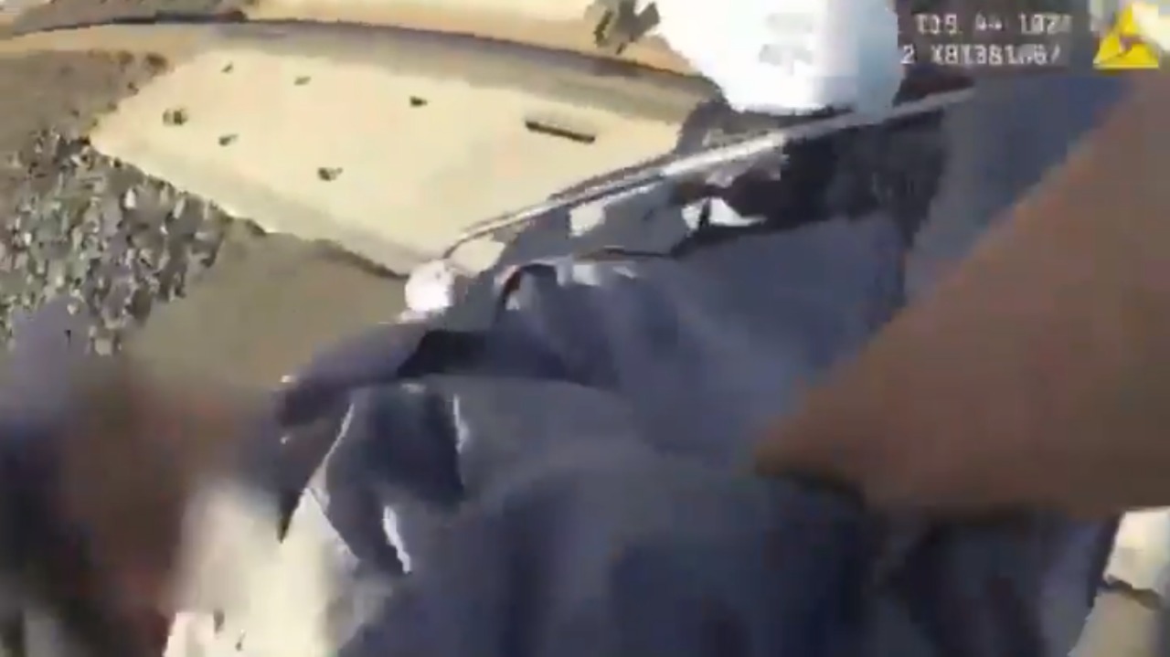 VIDEO || Mujer policía salvó a un hombre de las vías del tren