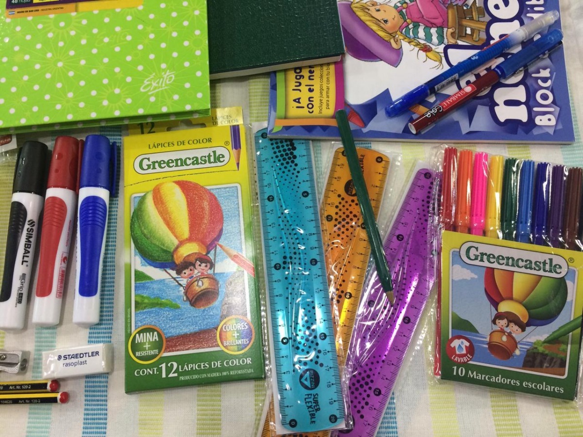 Lista de útiles para las clases a distancia