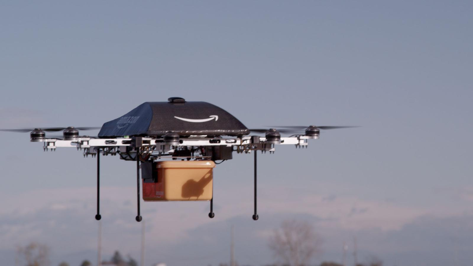 Tu paquete de Amazon podría llegar por un dron