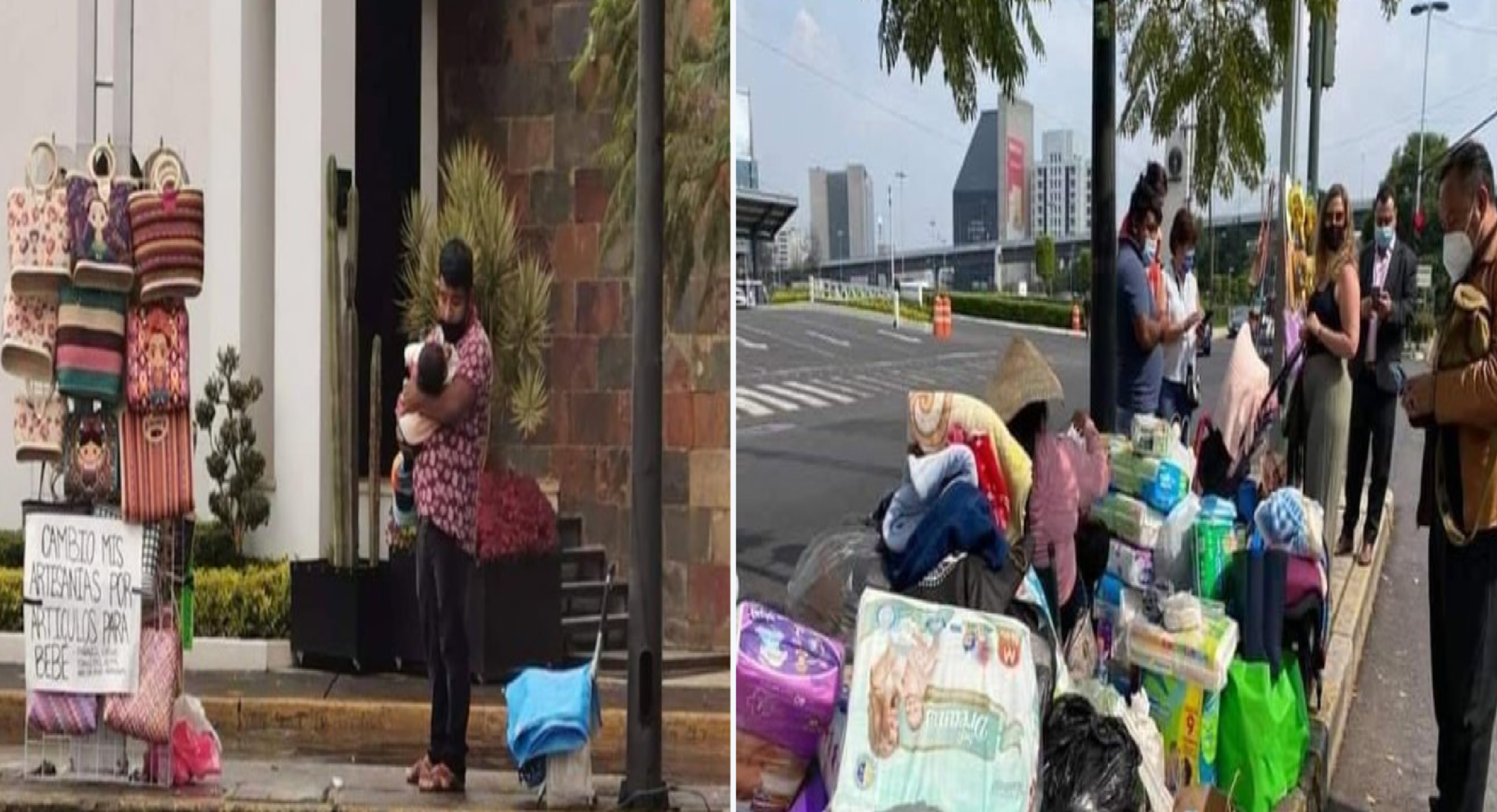 Artesano recibe donaciones ya que antes intercambiaba sus artesanías por víveres