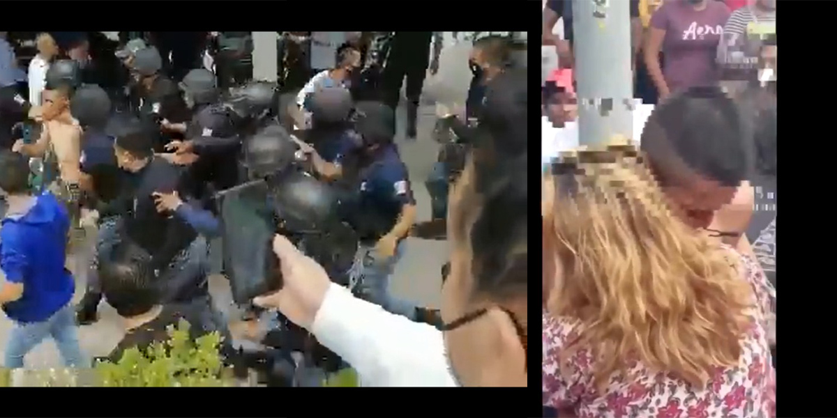 (VIDEO) Ladrón es rescatado por su madre de que lo lincharan