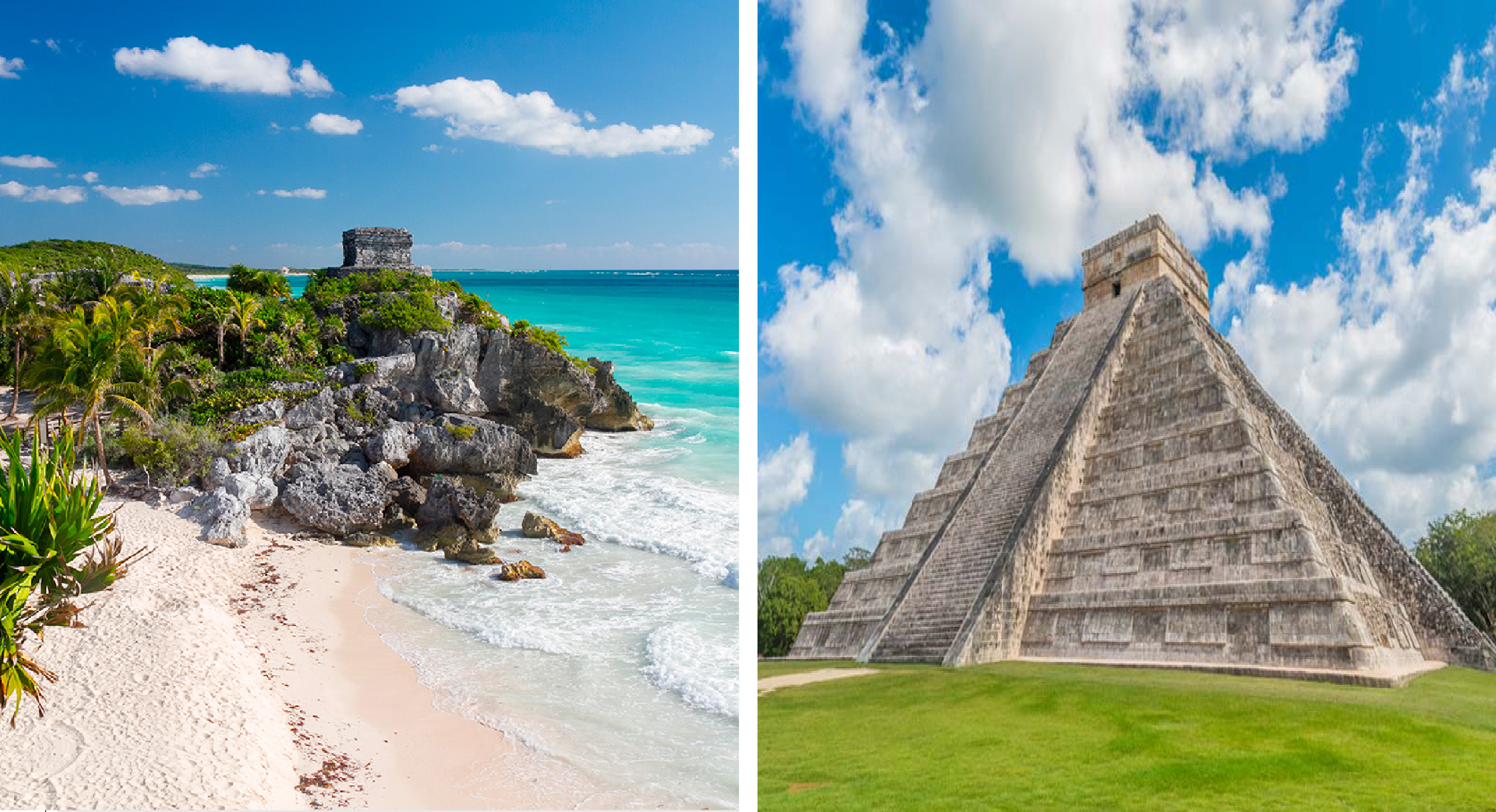 Playas de Cancún, y zonas arqueológicas como Chichen Itza y Tulum ya podrán ser visitada