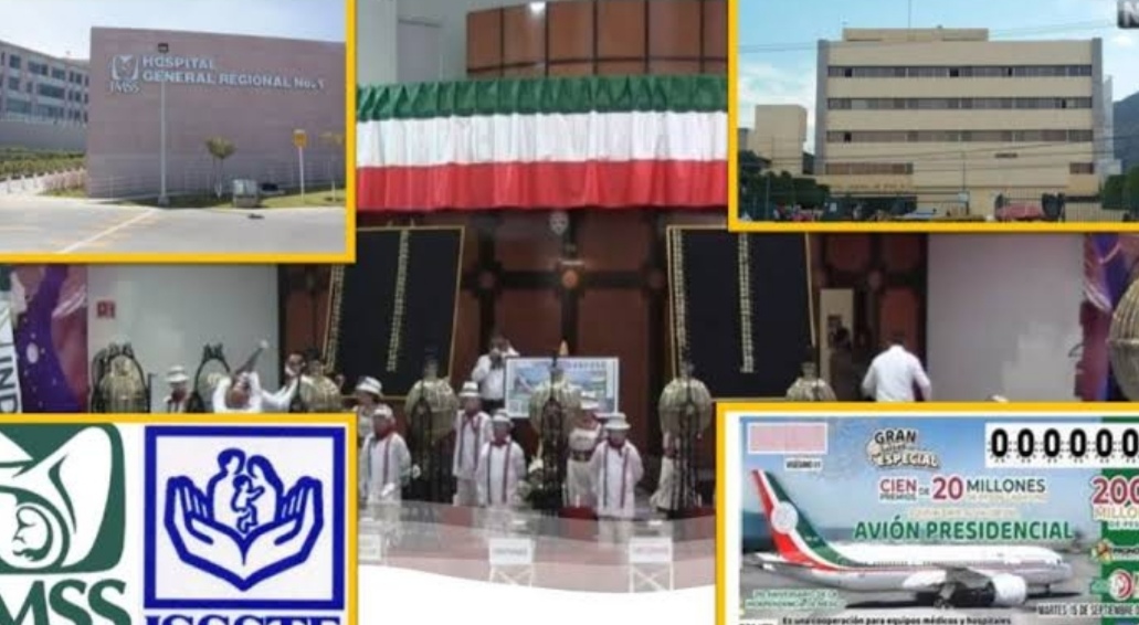 Ocho hospitales resultaron parte de los 100 ganadores en la rifa del avión presidencial llevada a cabo el 15 de septiembre.