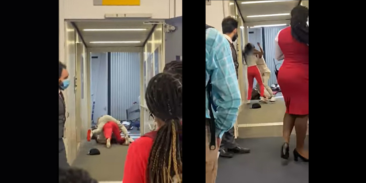 (VIDEO) Pasajeras se agarran a golpes antes abordar su vuelo en Nueva York