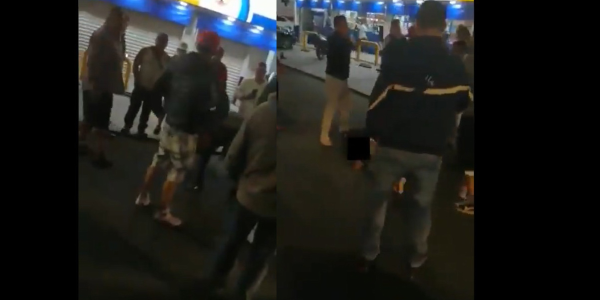 (VIDEO) Dos delincuentes son encuerados y casi linchados en Ecatepec