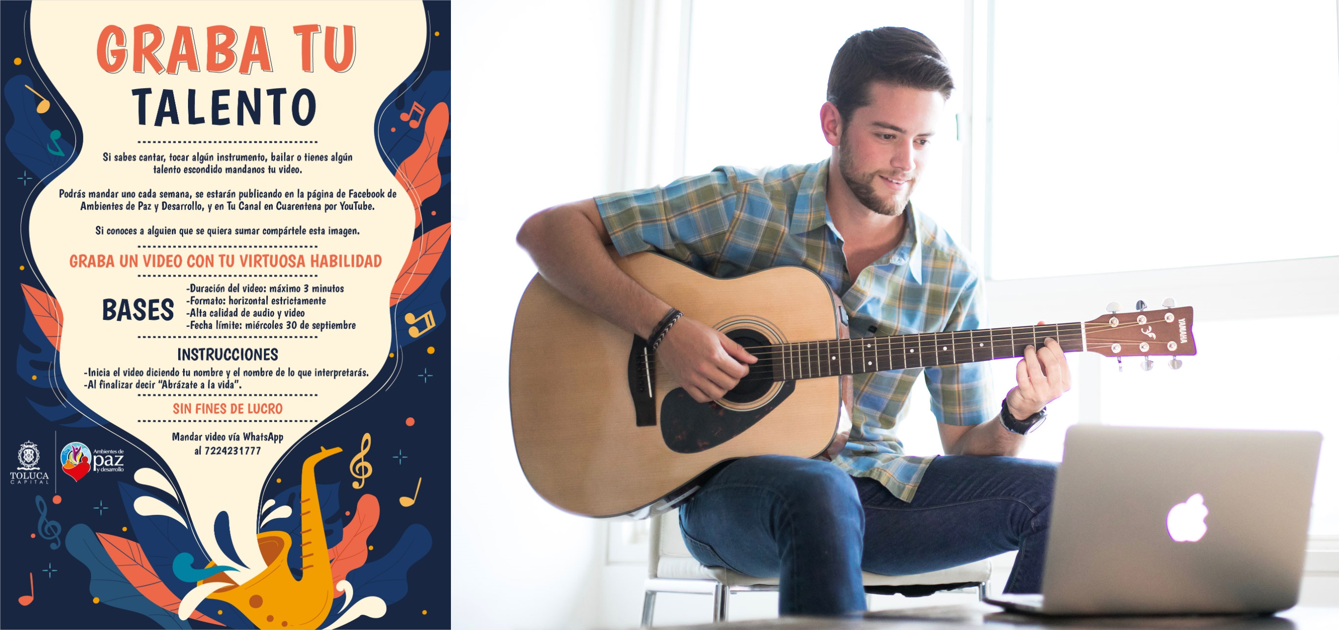 Invita Toluca a participar en la campaña Abrázate a la vida