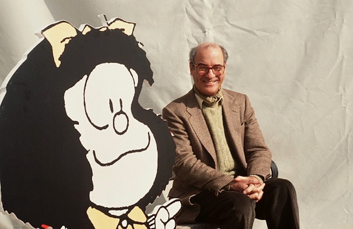 A los 88 años falleció Quino, padre de Mafalda
