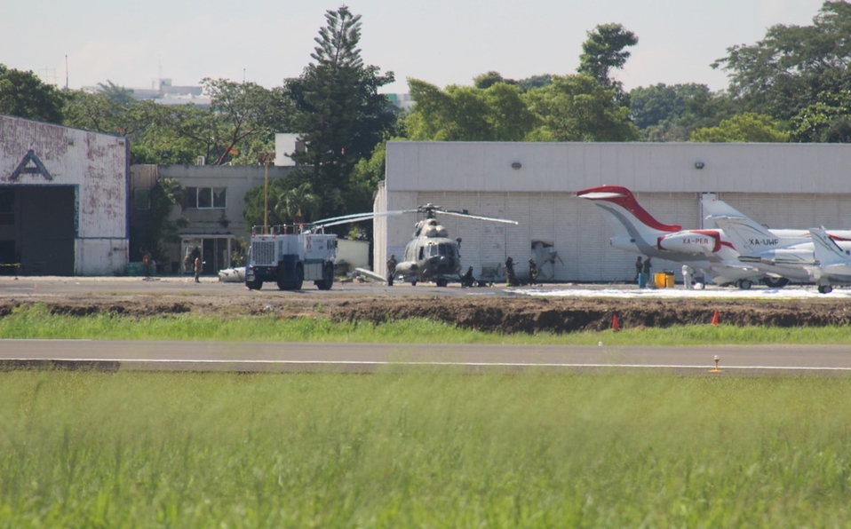 (Video) Desplome de helicóptero en Villahermosa, 3 heridos