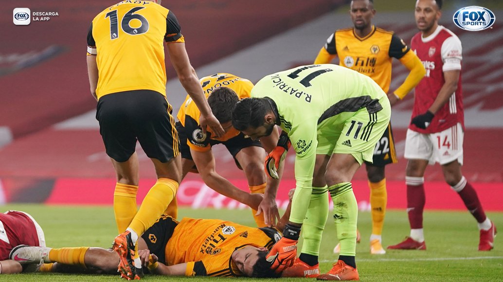 Raúl Jiménez es operado tras sufrir una fractura de cráneo