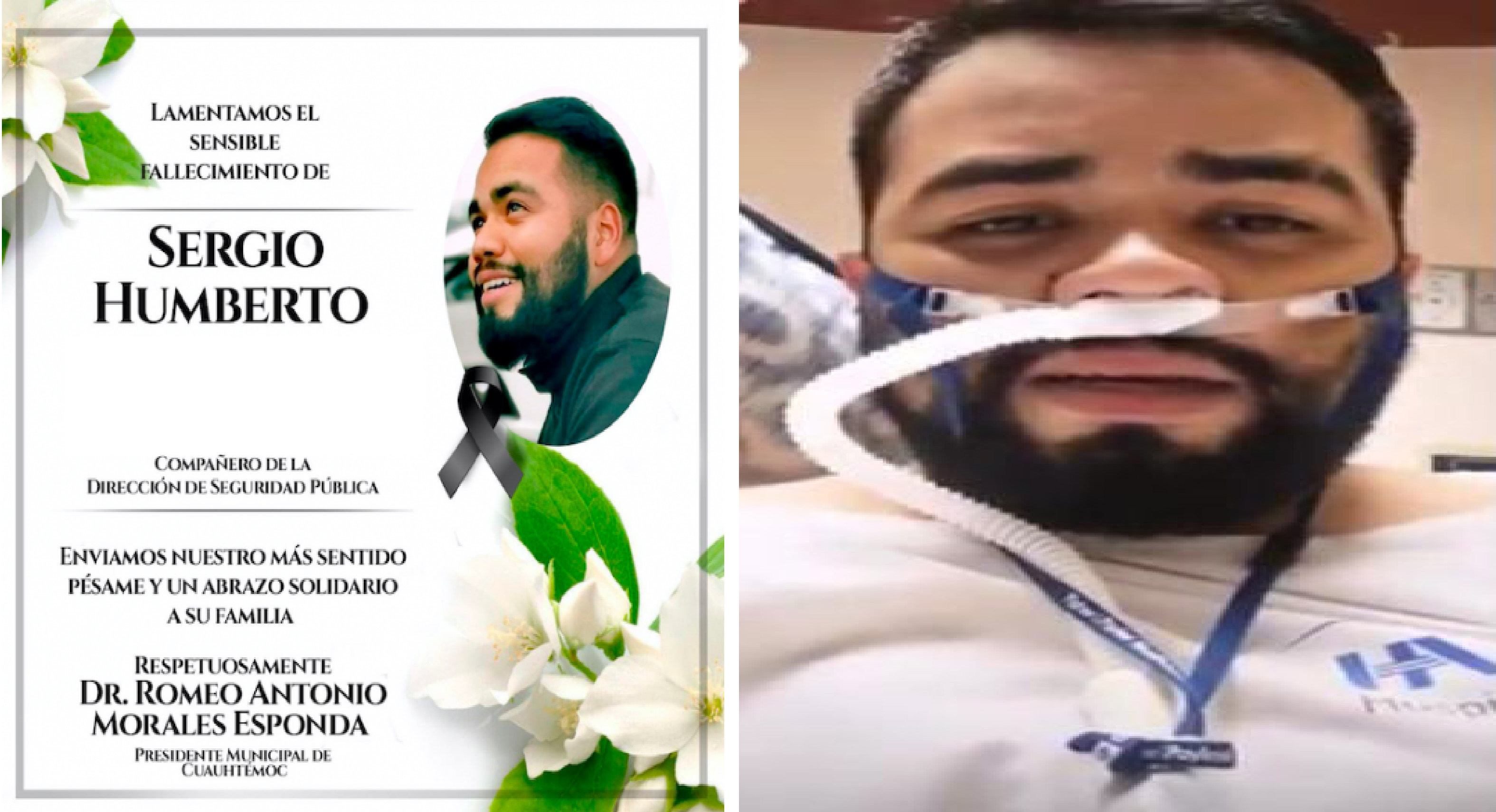 Últimas palabras de un enfermero antes de ser intubado y morir por COVID-19 || VIDEO