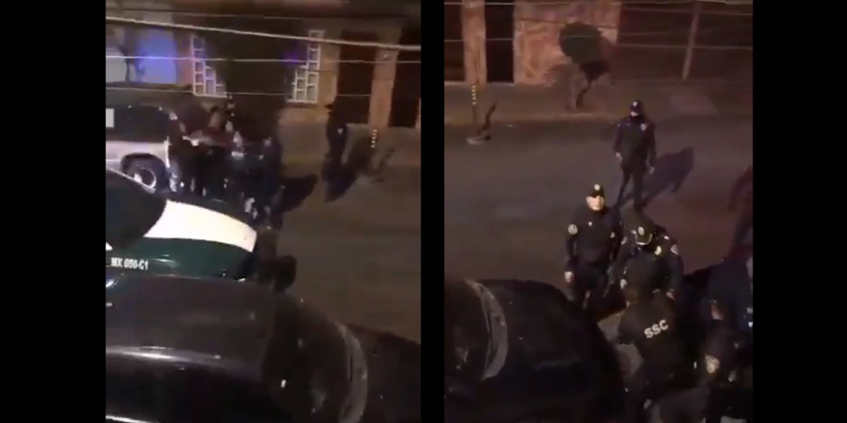 Policías golpean a un hombre en la CDMX (Video)