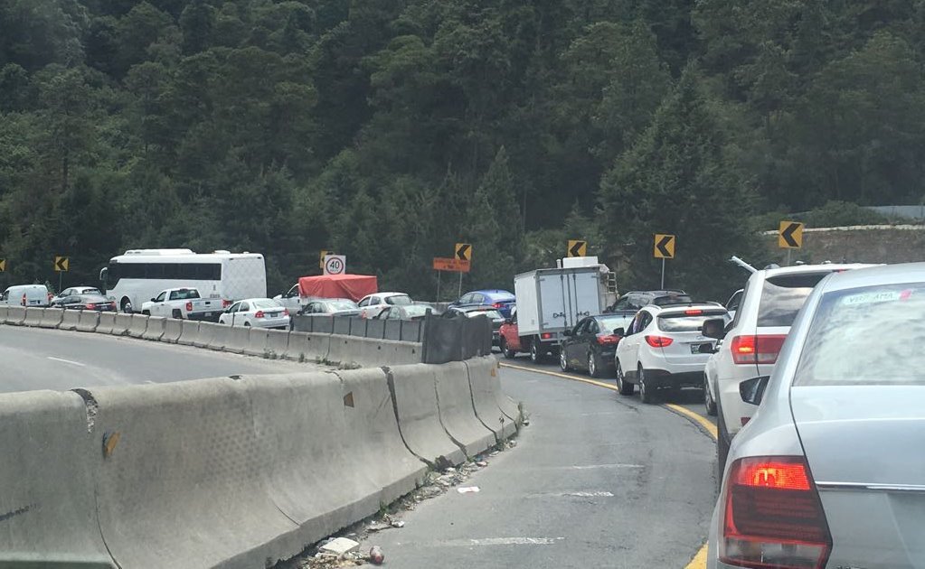 Hoy dan inicio los cierres de la carretera México-Toluca