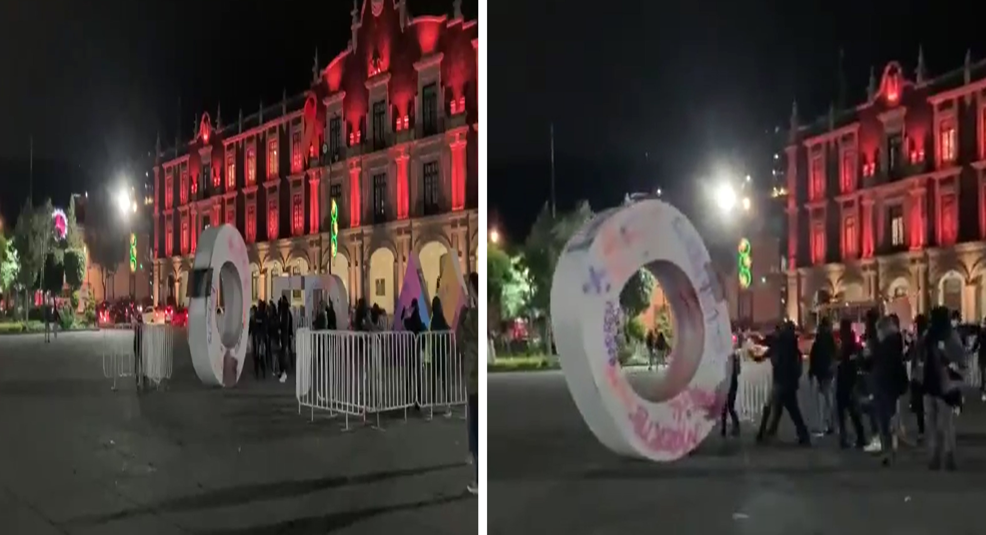 Pese al alto número de feminicidios en el EDOMEX, feministas protestan en Toluca