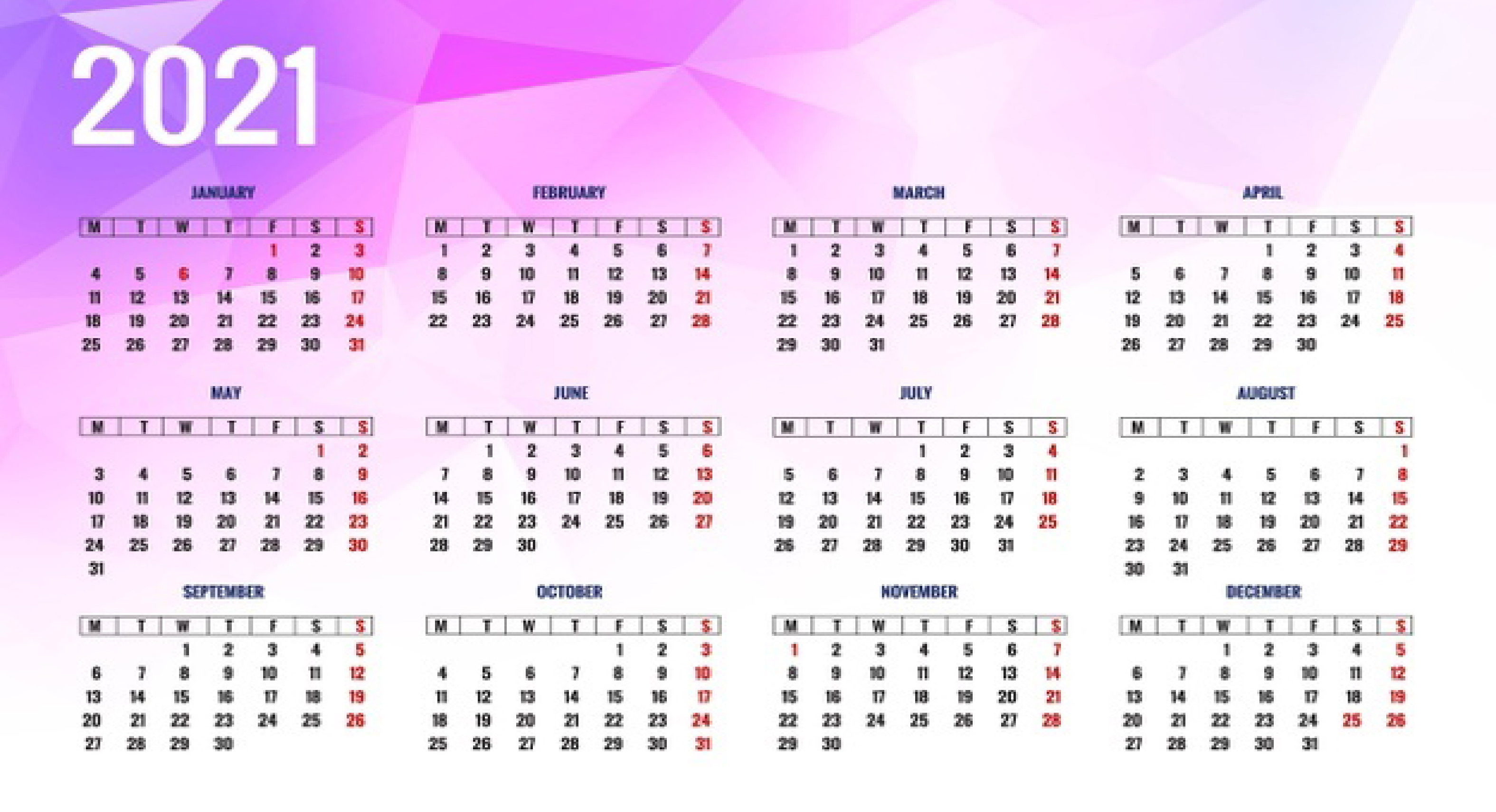 Te decimos los puentes, vacaciones y días festivos del 2021