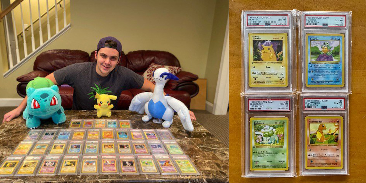 Vende sus cartas de Pokémon para pagar su universidad