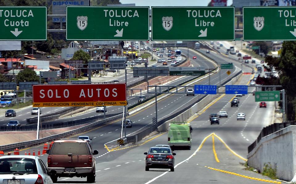 Aumentan este miércoles precio de autopistas del Edomex