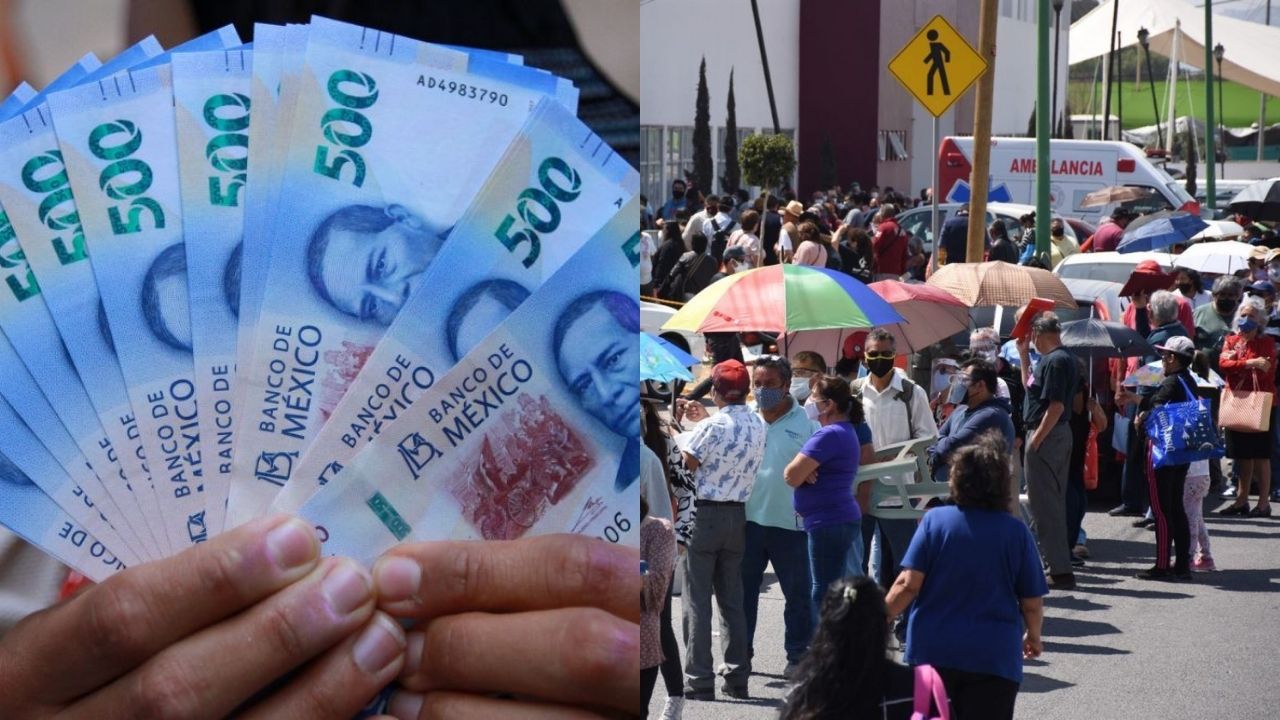 La fila es en el CBTIS 105 de Altamira y los jóvenes ofrecen apartar lugar por 500 pesos, se ofrecen para que los abuelitos no se desvelen