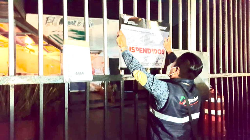 COPRISEM e INVEAMEX suspendieron un bar en Toluca por operar sin estar permitido por la pandemia por COVID-19