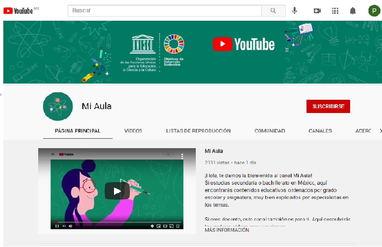 YouTube es una plataforma digital conocida a nivel mundial por ofrecer en su mayoría contenido multimedia de entretenimiento, sin embargo, también se puede encontrar contenido educativo.