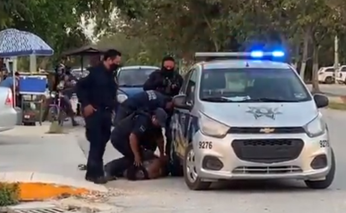 La tarde del 27 de marzo, policías municipales de Tulum provocaron la muerte de una mujer, tras someterla contra el piso