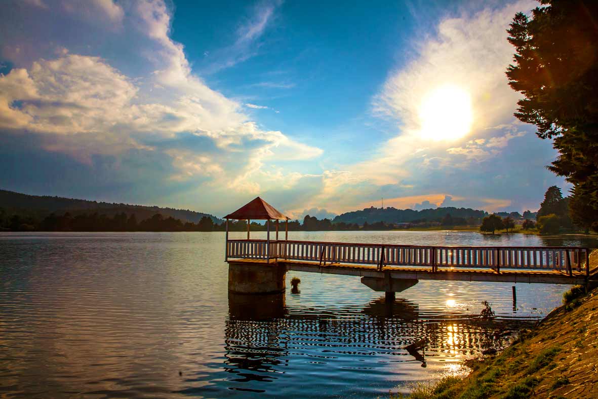 La presa Brockman es uno de los principales atractivos turísticos del Pueblo Mágico de El Oro, uno de los diez Pueblos Mágicos del Estado de México