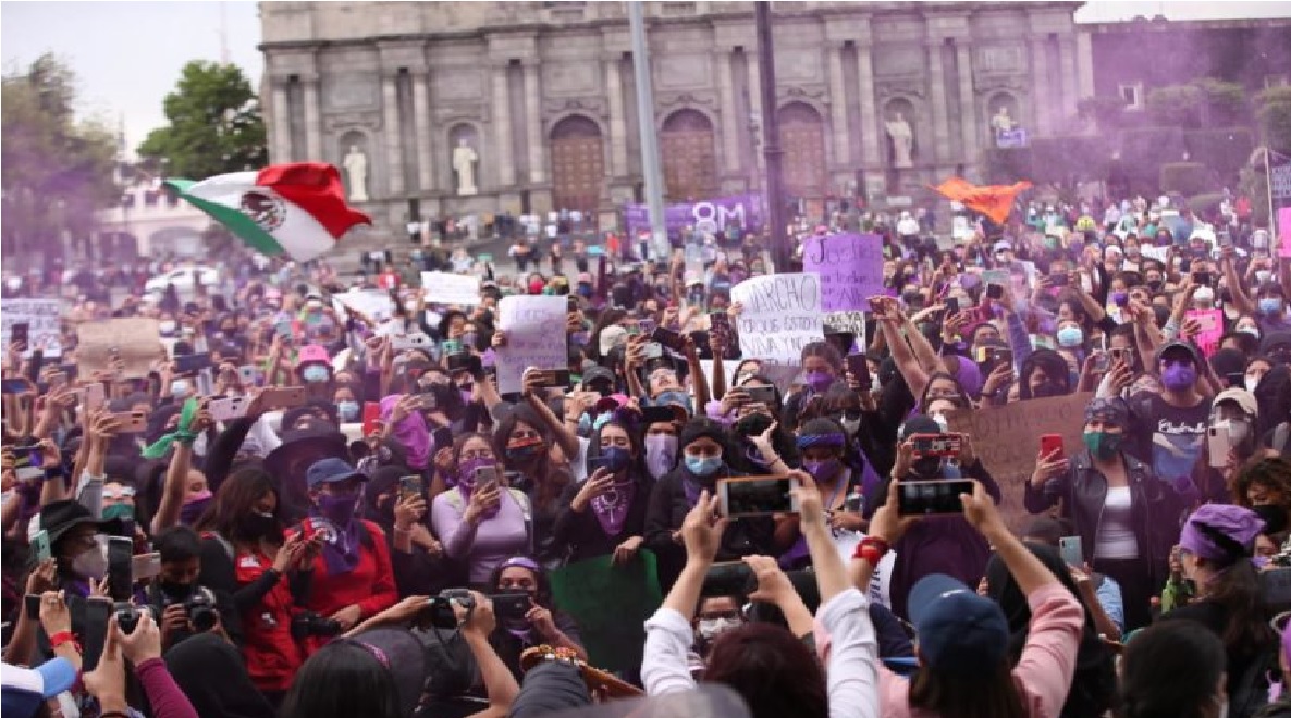 La convocatoria para la marcha en el marco del Día de la Mujer este 8 de marzo en Toluca finalizó con saldo blanco