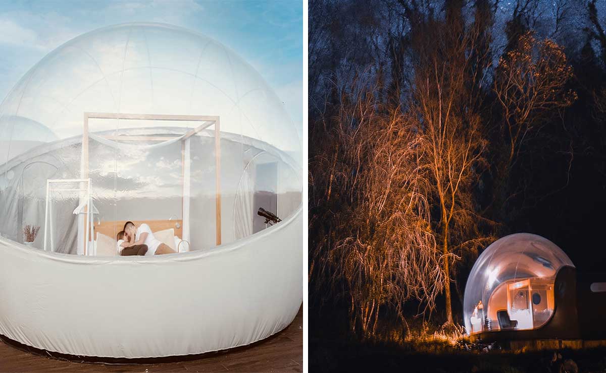 Alpino Bubble el primer hotel burbuja en la CDMX