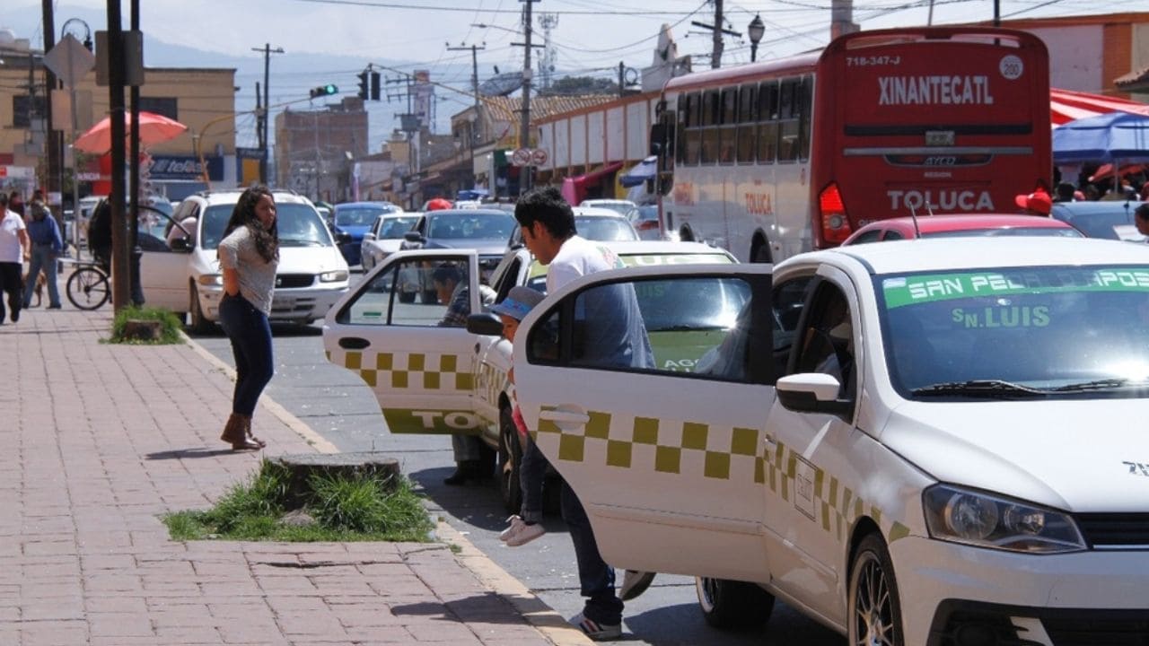 Las rutas más peligrosas para los taxistas son hasta municipios como Temascaltepec y Tejupilco, debido a lo largo del viaje.