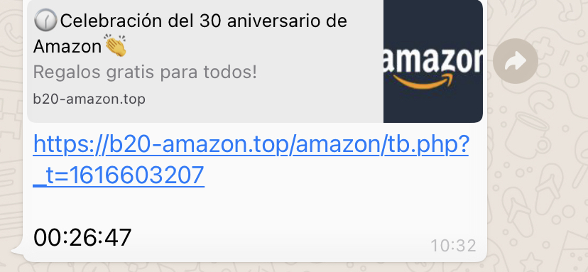 circula en Whatsapp un mensaje fraudulento para los usuarios