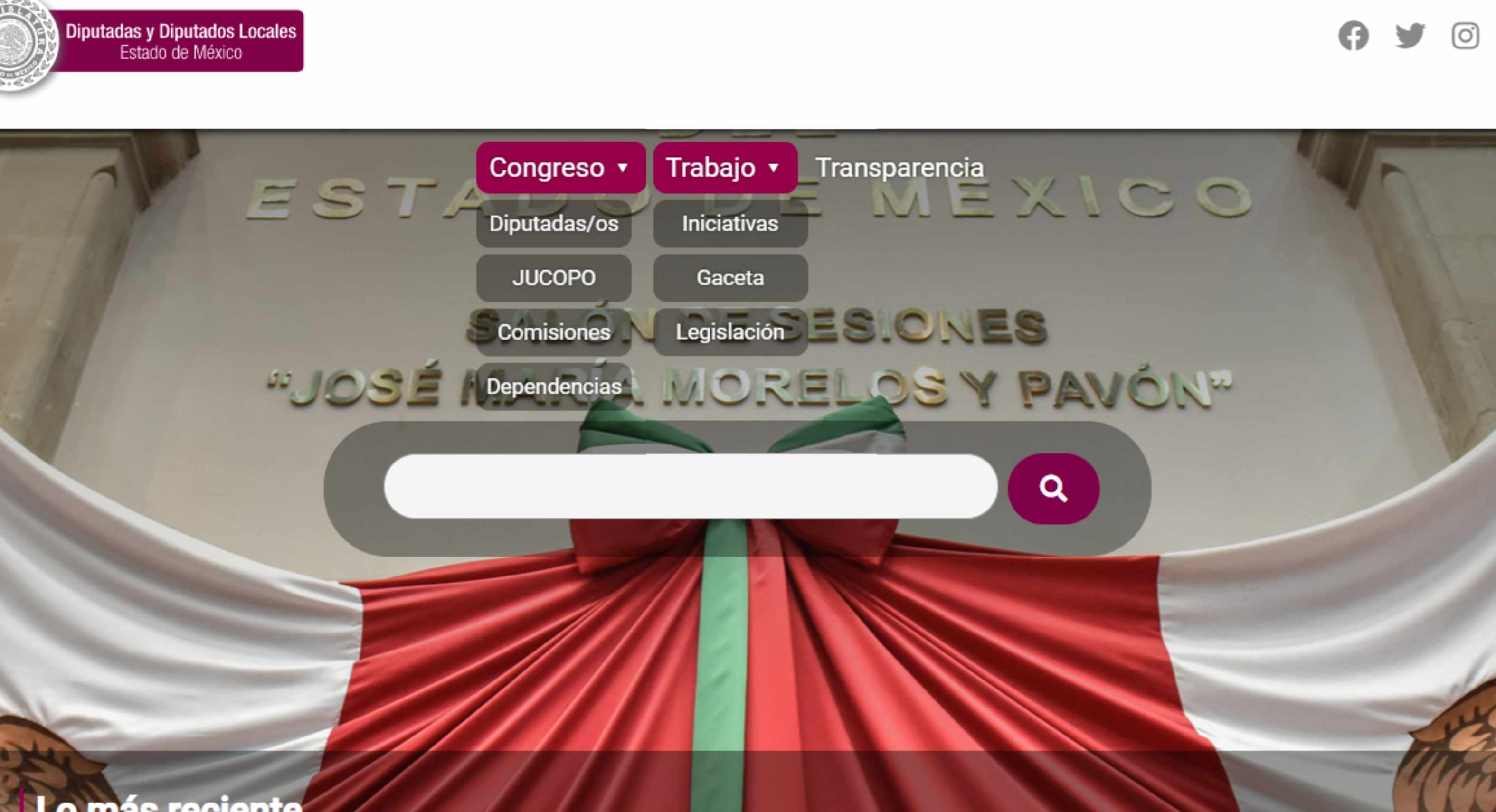 legislatura mexiquense actualiza su página web