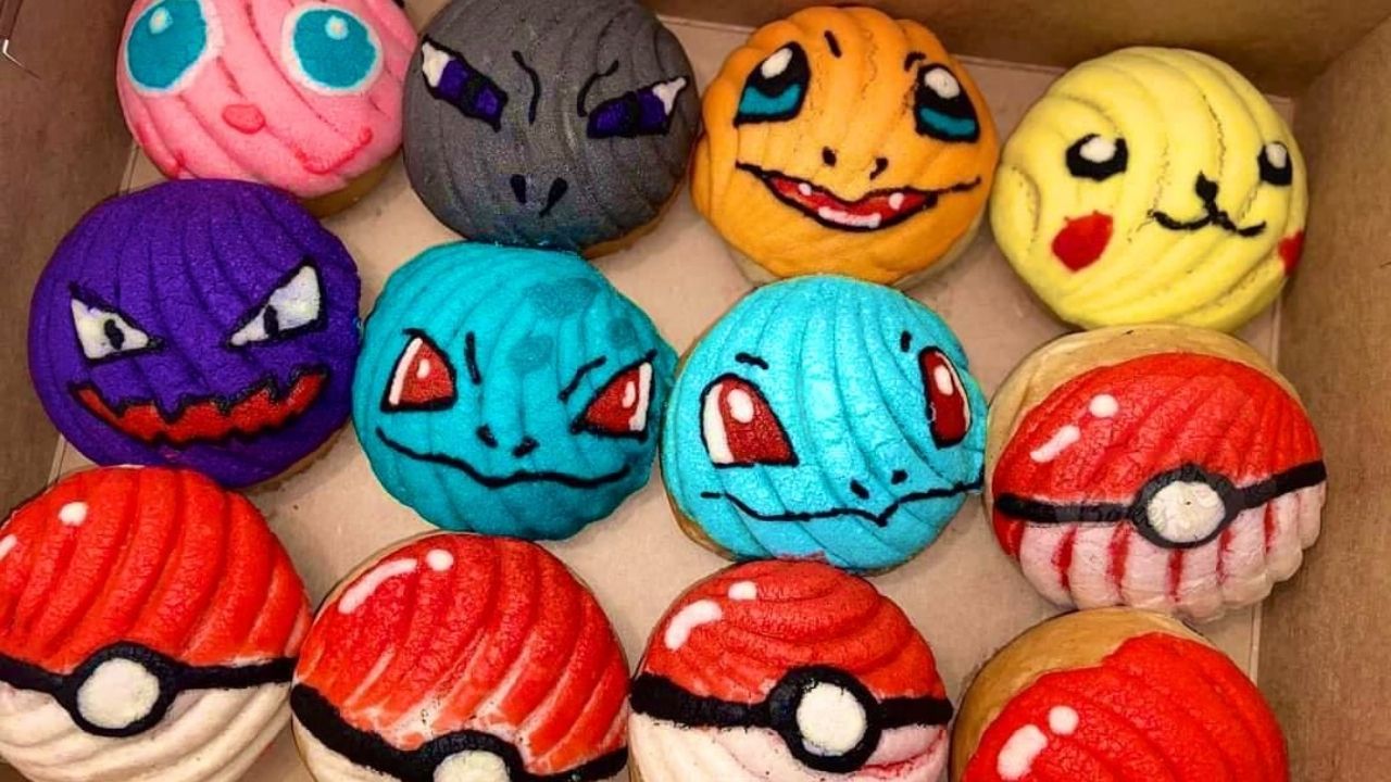 Pokeconchas una nueva creación entre pan dulce y pokemon