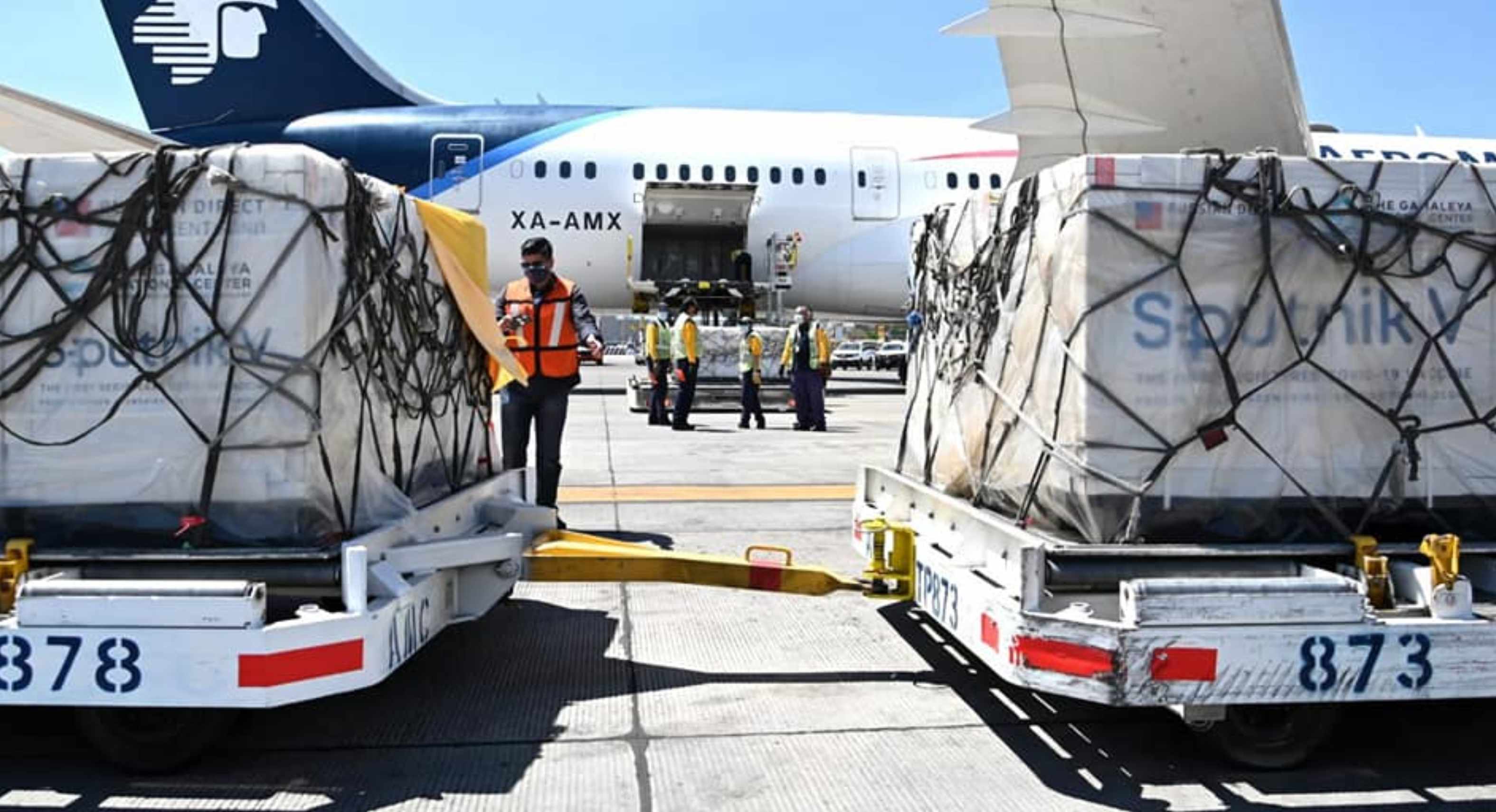 cargamento vacunas sputnik v