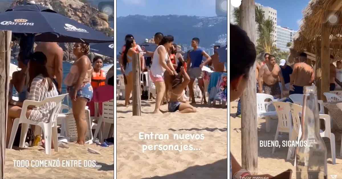 Video viral se arma riña por una chancla