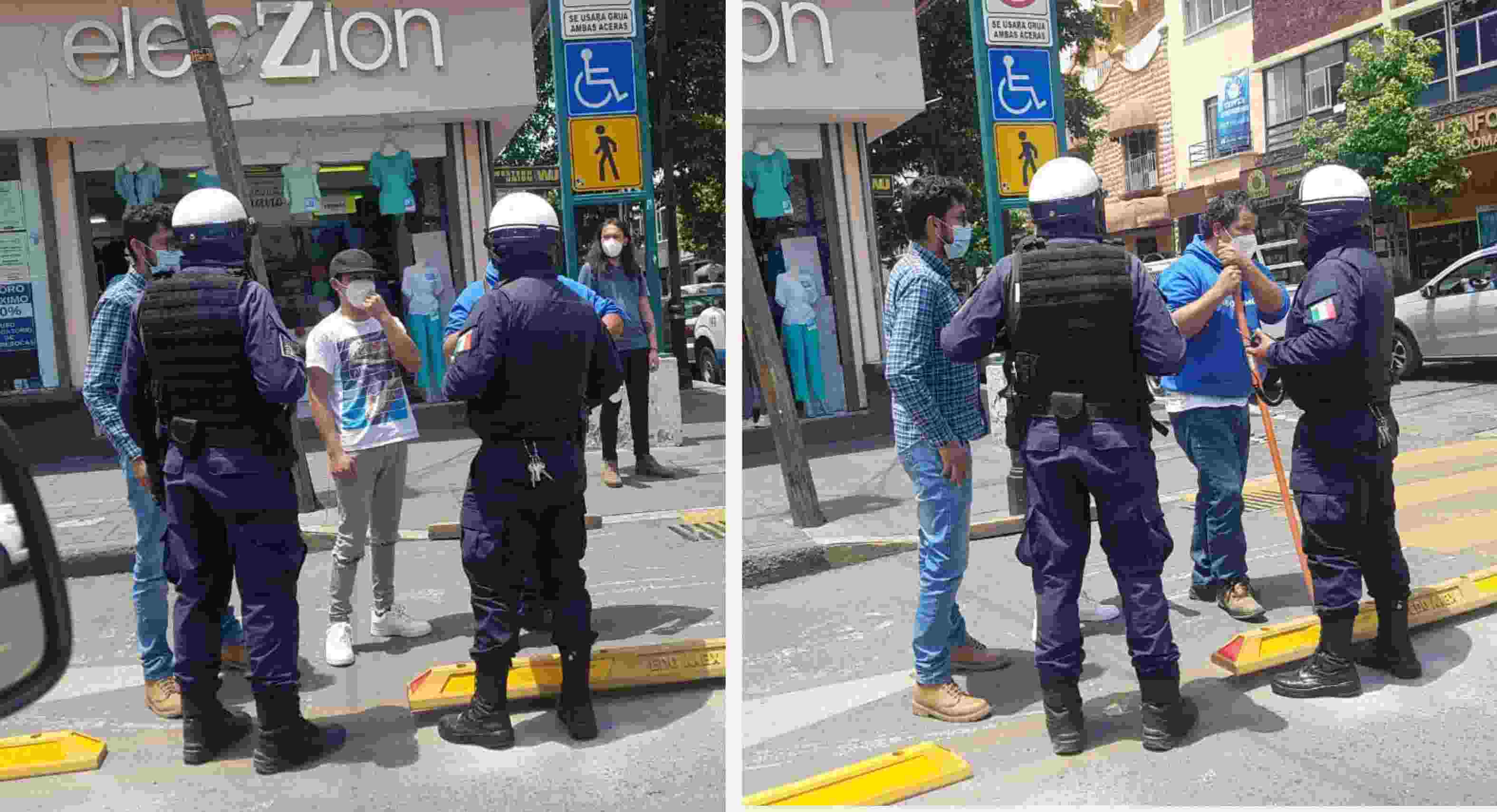 intentan quitar delineadores de la ciclovia en toluca