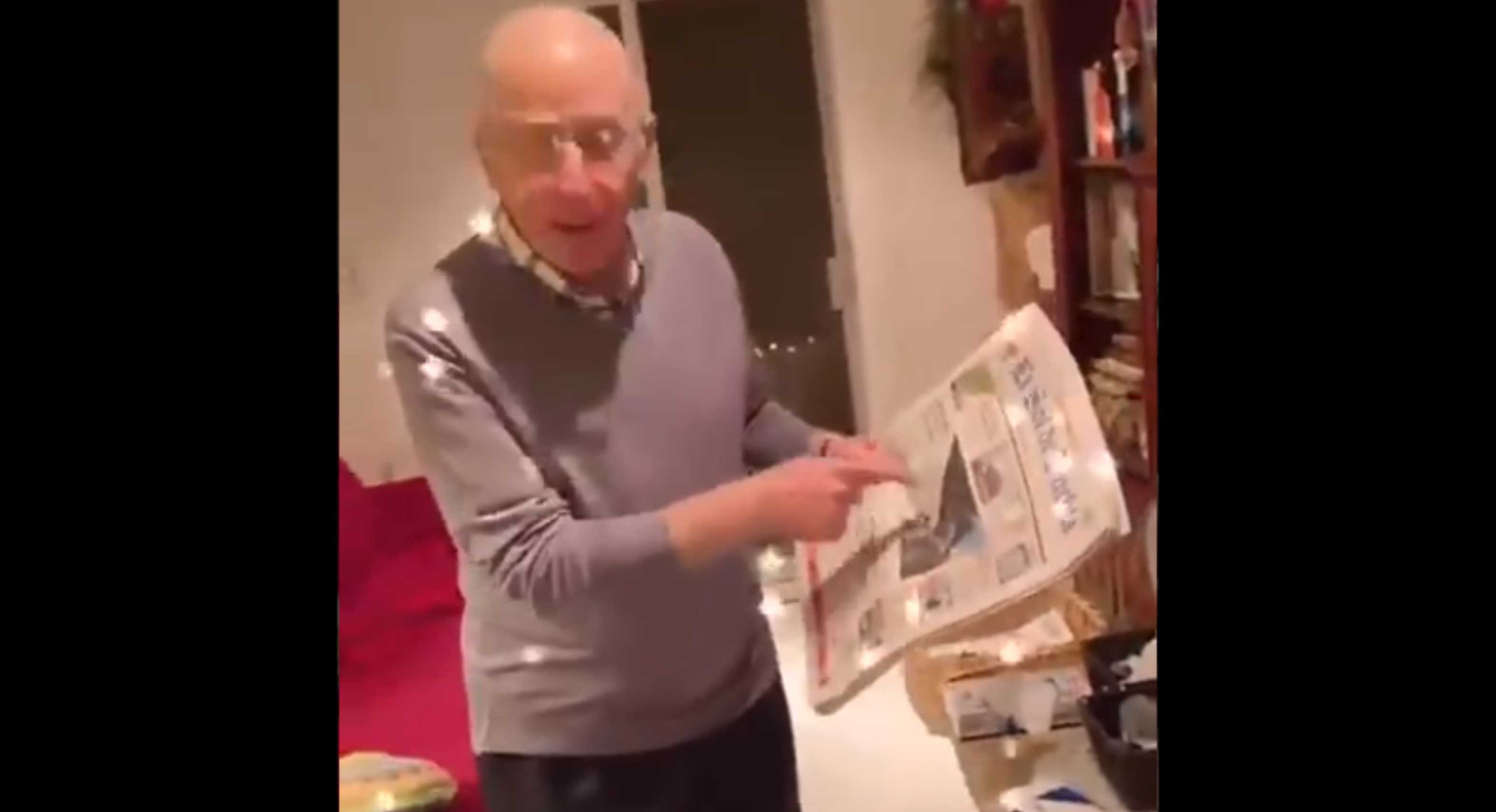 Papá reacciona a video de su hija publicada en un periódico pintando mural feminista