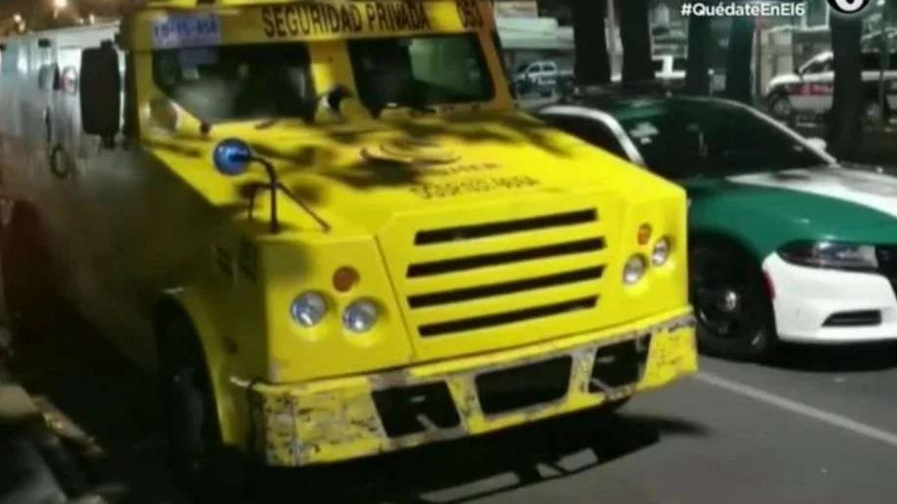 Custodio de camioneta de valores roba 11 millones de pesos y huye del lugar