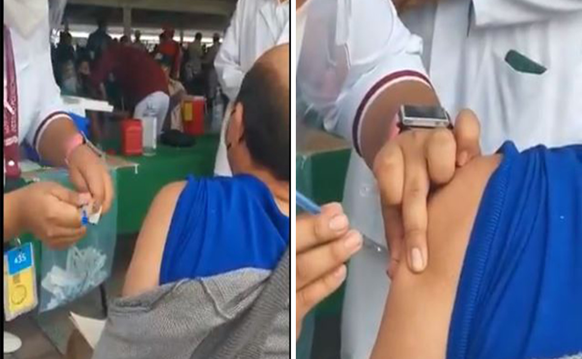 imss reconoce que no se aplicó vacuna.