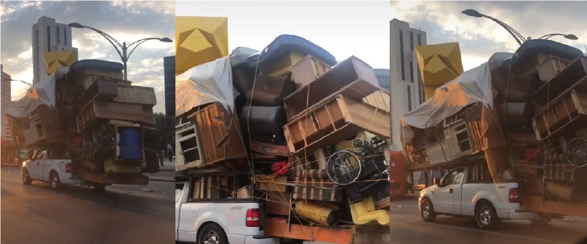video de mudanza extrema en CDMX de TikTok
