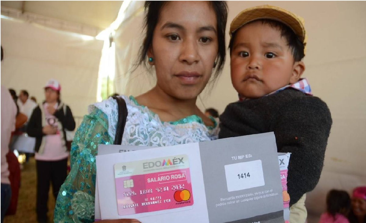 apoyo del programa salario rosa para las mujeres del edomex