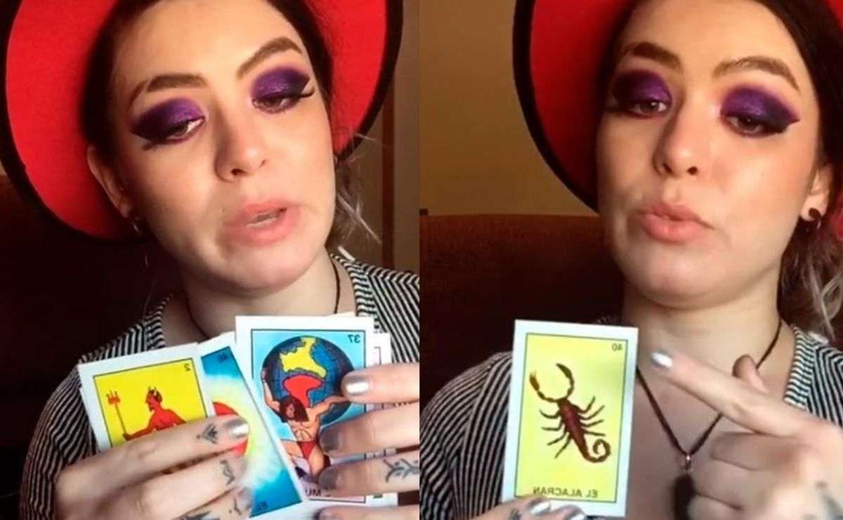 Una usuaria de TikTok se volvió viral en redes por confundir la lotería mexicana con el tarot