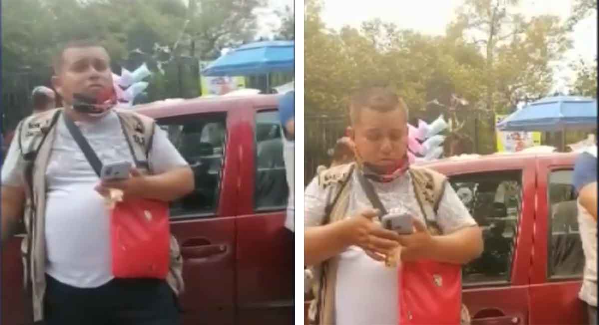 bosque de chapultepec un franelero abusivo pretende cobrar 150 pesos
