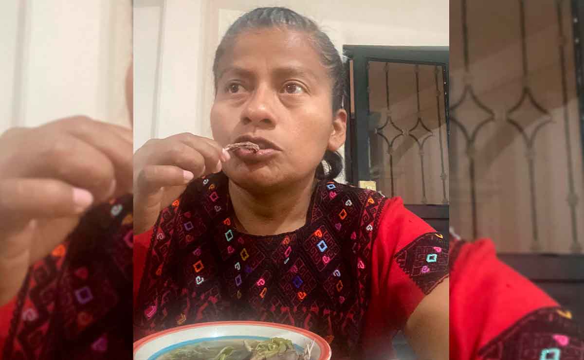 Exhiben a diputada de morena por comer caldo de rata.