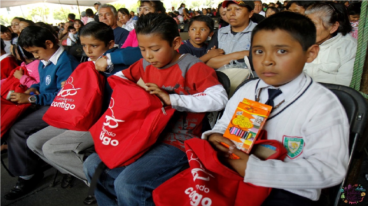 mochila de útiles escolares edomex 2021