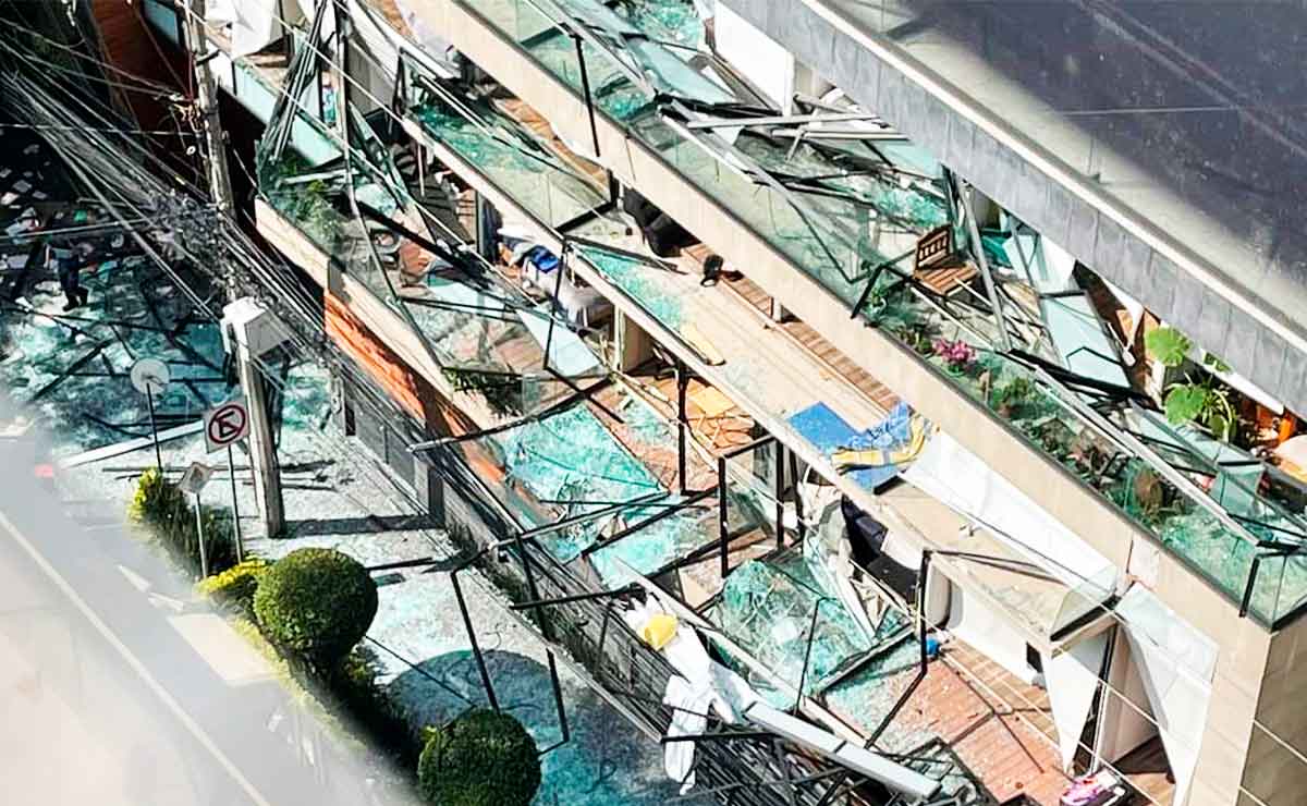 Ciudad de México, explota edificio en alcaldía Benito Juárez.