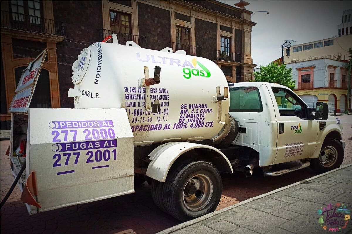 costo del gas LP en Toluca hoy