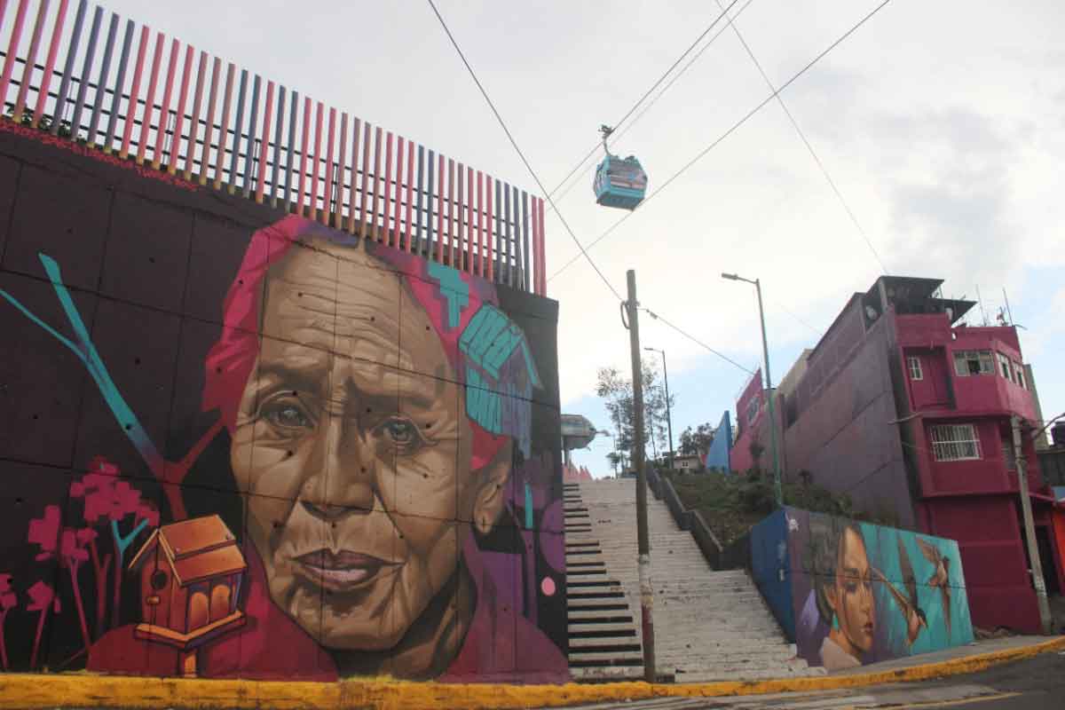 “Iztapalapa Murales”, vistazo desde los aires. ¡No puedes perderte del increíble paisaje!